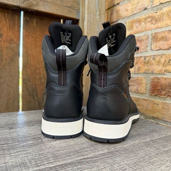 Wolverine Men's Black Waterproof Leather Boots Size 9 US 42 EU - Picture 14 of 16